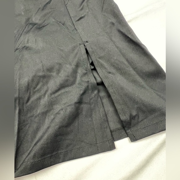 Qinsen Workout Tennis Dress Undershort Womens Medium Black New - Picture 5 of 7